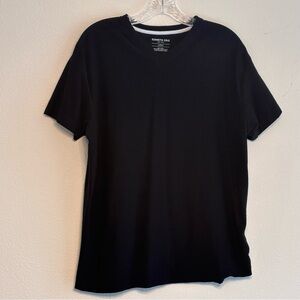 EUC Kenneth Cole Men’s Black Short Sleeve Crew Neck Short Sleeve Shirt SZ Large